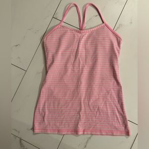 Hot pink lululemon Y tank size 8
